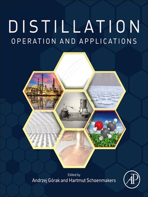 cover image of Distillation - Operation and Applications